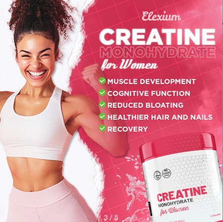 Elexium Creatine Monohydrate Powder